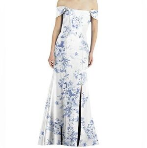 Bella’s Bridesmaids Formal Floral Gown - Dessy Group